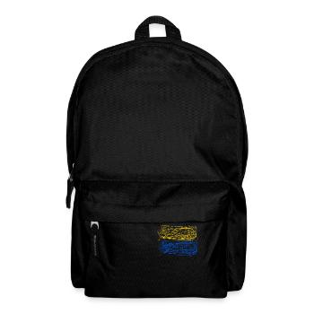 Soutenez l’Ukraine, la paix et non la guerre - Sac à dos - noir - Devant