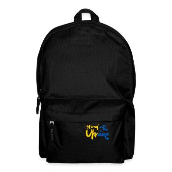 Soutenez l’Ukraine, la paix et non la guerre - Sac à dos - noir - Devant