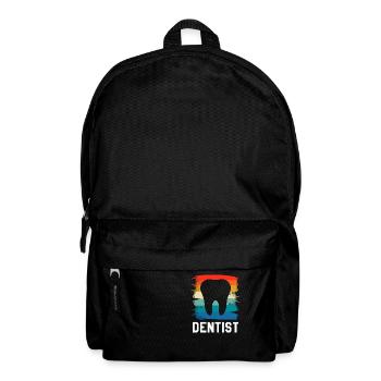 Retro Vintage Classic Dentist Dentistry - Backpack - black - Front
