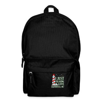 Leuchtturm - Rucksack - Schwarz - Vorne