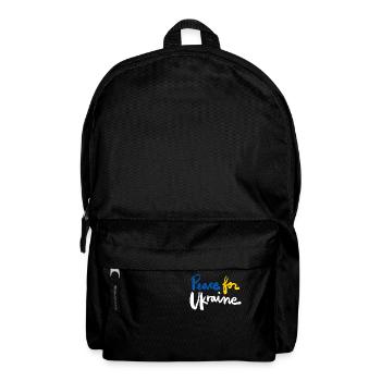 Stand with Ukraine Peace No War - Rucksack - Schwarz - Vorne