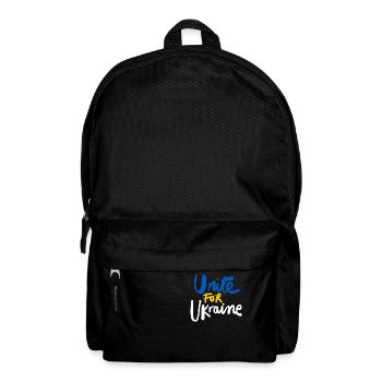 Soutenez l’Ukraine, la paix et non la guerre - Sac à dos - noir - Devant