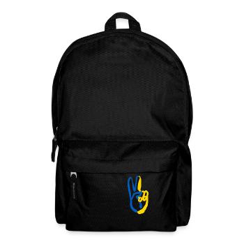 Soutenez l’Ukraine, la paix et non la guerre - Sac à dos - noir - Devant