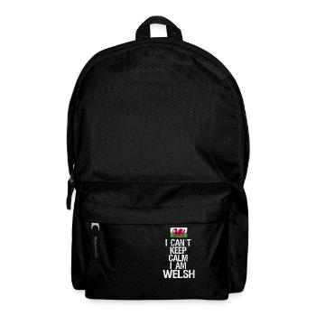 I can not Keep Calm I am Waliser - Rucksack - Schwarz - Vorne