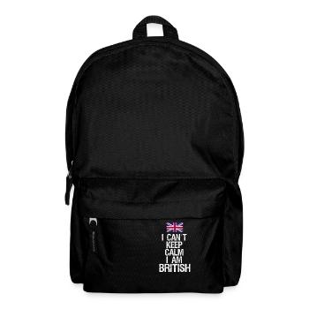 Je ne peux pas rester calme Je suis Brite - Sac à dos - noir - Devant