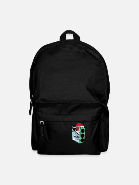 Gamer PC mit Mütze Lustiges Zocker Outfit Xmas - Rucksack - Schwarz
