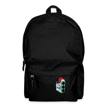Gamer PC mit Mütze Lustiges Zocker Outfit Xmas - Rucksack - Schwarz - Vorne