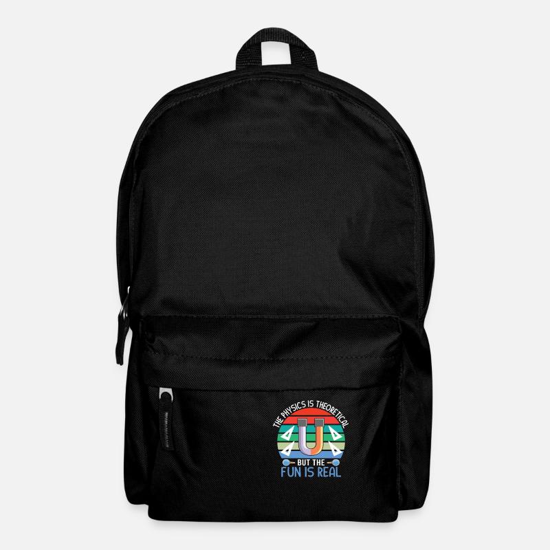 The physics is theoretical, but the fun is - Backpack - black
