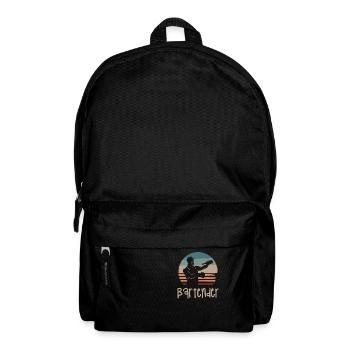 Retro Vintage Classic Bartender Bartending - Rucksack - Schwarz - Vorne