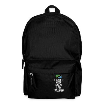 Je ne peux pas rester calme Je suis tanzanien - Sac à dos - noir - Devant