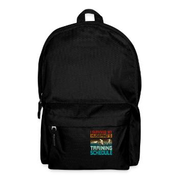 J’ai survécu au Triathlo d’entraînement de mon mari - Sac à dos - noir - Devant