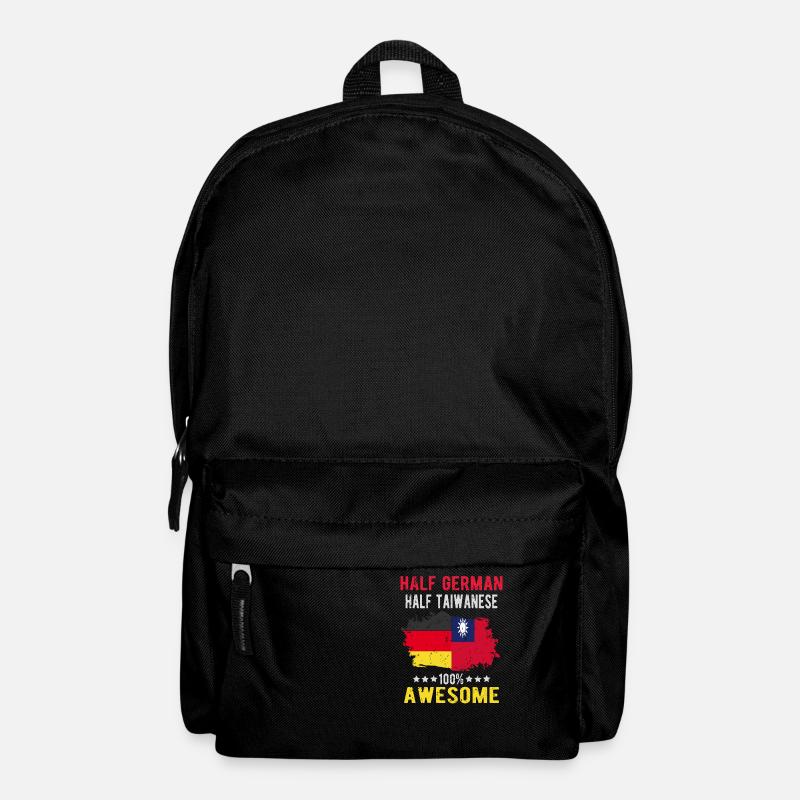 Halb Deutsch Halb Taiwaner - Rucksack - Schwarz
