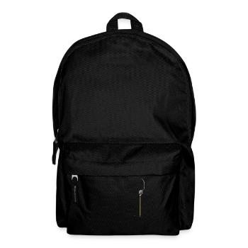 Ankerlift T-Bar Lift Winter Ski Piste Skifahren - Rucksack - Schwarz - Vorne