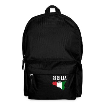 Sicily flag Sicily Palermo Italy - Backpack - black - Front