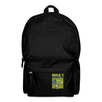 Bowling Kegel Bowler Bowling Gift Bowling Ball - Backpack - black - Front