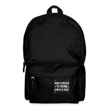 Most Likely To Drink Santa's Beer Christmas - Backpack - black - Front