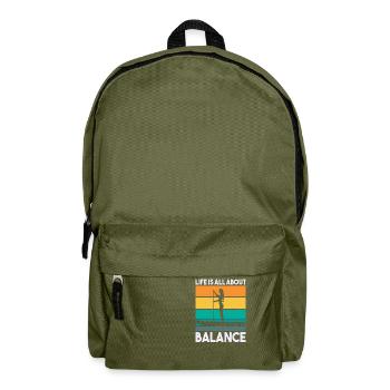 SUP Paddle Board Paddleboarding - Rucksack - Olivgrün - Vorne
