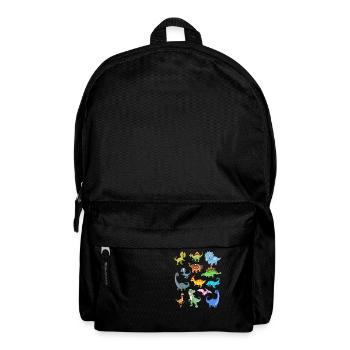 Many kawaii dinosaurs - Backpack - black - Front