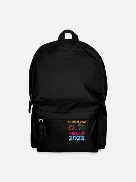 Happy New Year 2023 Silvester Neujahr Weihnachten - Rucksack - Schwarz