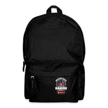 Américain élevé avec des racines danoises Danemark Danois - Sac à dos - noir - Devant