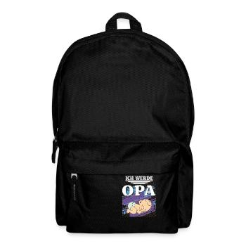 ICH WERDE OPA - Rucksack - Schwarz - Vorne