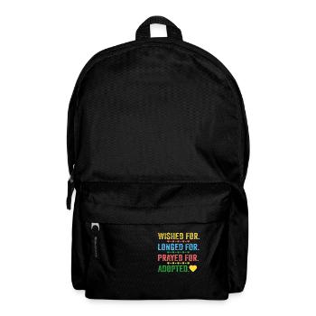 Désiré, désiré, prié pour les enfants adoptés - Sac à dos - noir - Devant