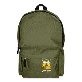 Beer Drinker Beer Gifts - Backpack - olive green - Front