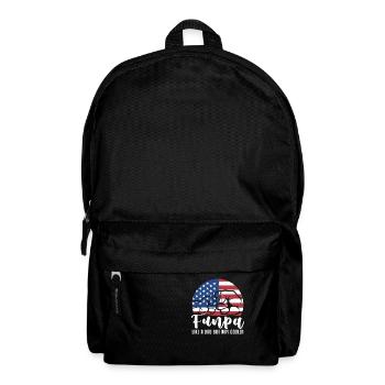 Funpa comme papa mais façon cool papa grand-père cadeau - Sac à dos - noir - Devant