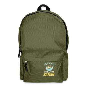 Ramen Lover - Backpack - olive green - Front