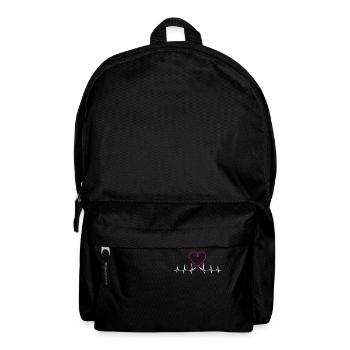 Heartbeat Jumping Rope Women - Backpack - black - Front