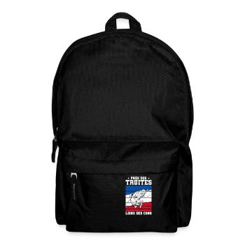 Pres Des Truites Loins Des Cons Pêcheur Truite - Sac à dos - noir - Devant