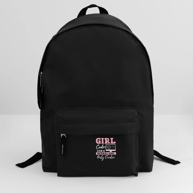 Drôle de fille Codeur Code de programmation informatique Développement Web Sac à dos