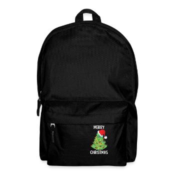 Merry Christmas Lustiges Weihnachtsshirt - Rucksack - Schwarz - Vorne