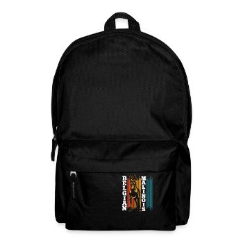 Malinois Belgian Shepherd Mechelaar Dog - Backpack - black - Front