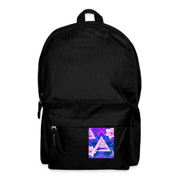 Synthwave Sun Hawaii Vaporwave Aesthetic - Backpack - black - Front