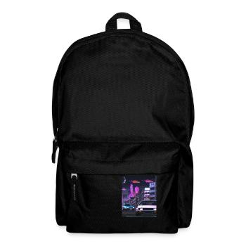 Vaporwave Esthétique Synthwave Car - Sac à dos - noir - Devant