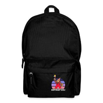 Bigfoot Party Supplies Birthday Girl Sasquatch - Backpack - black - Front
