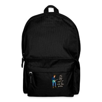 I'm 13 - Young Guitarist - Backpack - black - Front