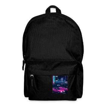 Vaporwave Esthétique Synthwave Car - Sac à dos - noir - Devant