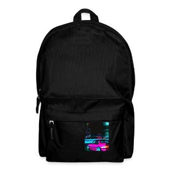 Vaporwave Esthétique Synthwave Car - Sac à dos - noir - Devant