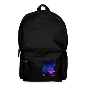 Vaporwave Esthétique Synthwave Car - Sac à dos - noir - Devant