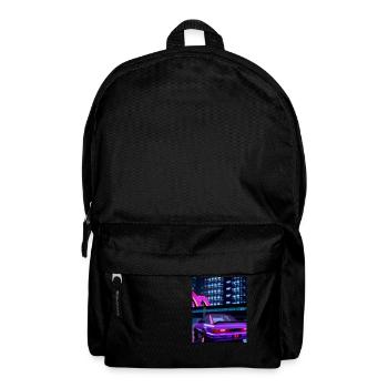 Vaporwave Esthétique Synthwave Car - Sac à dos - noir - Devant