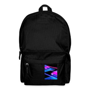 Vaporwave Esthétique Synthwave Car - Sac à dos - noir - Devant