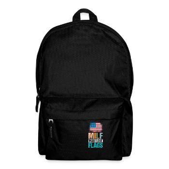USA Flags Idependence Day Man Retro - Rucksack - Schwarz - Vorne