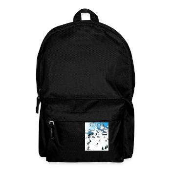 SKI SÖLDEN - Sac à dos - noir - Devant