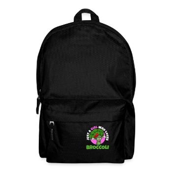 Just a girl who loves broccoli - Backpack - black - Front