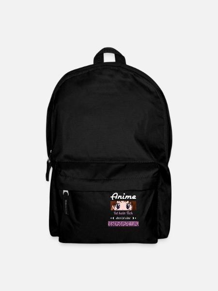 Anime ist kein Tick ist eine Lebenseinstellung - Rucksack - Schwarz