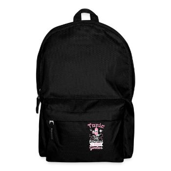 Tonic Without alcohol is somehow Ginlos Gin - Backpack - black - Front