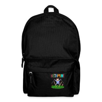 Ketamin Skifahren Springender Bär - Rucksack - Schwarz - Vorne