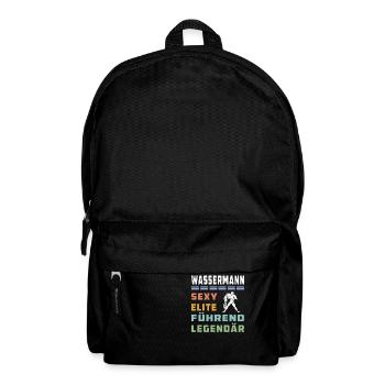 WASSERMANN - Rucksack - Schwarz - Vorne